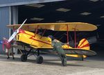G-AWEF @ EGKH - 1947 Stampe SV-4C(G) being rolled out at Headcorn, Kent - by Chris Holtby