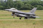 J-196 @ LFRJ - Fokker F-16AM Fighting Falcon, Landing rwy 26, Landivisiau Naval Air Base (LFRJ) Tiger Meet 2017 - by Yves-Q
