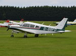G-BBFD @ EGLM - Piper PA-28R-200-2 Cherokee Arrow II at White Waltham. - by moxy