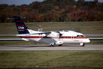 N437JS @ CLT - PSA for US - by Charlie Pyles