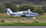 G-BAPX @ EGFH - Visiting Chevalier departing Runway 28 - by Roger Winser