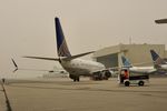 N77539 @ KSFO - Smokey day SFO 2020.