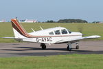 G-AYAC @ EGSH - Leaving Norwich. - by keithnewsome