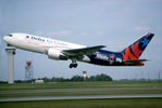 N102DA @ CVG - 1996 Atlanta Olympics scheme - by Charlie Pyles