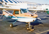N60970 @ HPN - Cessna 150 N60970 at HPN in late 1970. - by Mike Boland