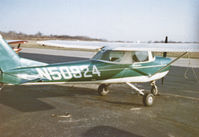N50924 @ HPN - Cessna 150 N50924 at HPN in 1970 - by Mike Boland