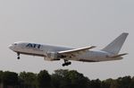 N714AX @ KRFD - Boeing 767-223 - by Mark Pasqualino