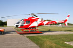 OE-XCM @ LOAV - Hubi Fly Aerospatiale AS 350B Ecureuil - by Thomas Ramgraber