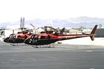 N350SH @ KLAS - At Las Vegas McCarran Airport prior to attending the Golden Air Tattoo at Nellis. - by kenvidkid