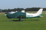 N38273 @ EGBT - Parked and under cover at Turweston, Bucks - by Chris Holtby