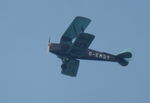 G-EMSY - Tiger Moth flying past the beautiful Lower Slaughter Countryside Inn... - by Chris Holtby