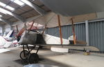 G-ELRT @ EGBT - 1917 Sopwith Scout safely hangared at Turweston, Bucks. Commonly called the 'Pup' (largely because it compared poorly with the Strutter according to some early pilots).