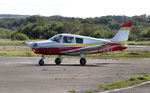 G-CEZI @ EGFH - Visiting Piper Cadet - by Roger Winser
