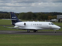 OE-GLR @ EGBJ - Back Tracking RW 27 at Gloucestershire Airport. - by James Lloyds