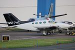 N517HC @ LFPN - Pushing