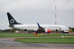 LN-RRL @ EGSH - Parked at Norwich. - by Graham Reeve