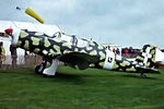 G-BBII @ EGTB - G-BBII   (MM52801) Fiat G-46-3B [44] (Ex Italian Air Force) Booker~G 02/05/1976 - by Ray Barber