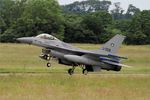 J-008 @ LFRJ - General Dynamics F-16AM Fighting Falcon, Landing rwy 26, Landivisiau Naval Air Base (LFRJ) Tiger Meet 2017 - by Yves-Q