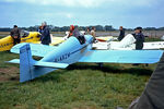 G-ARZM @ EGTU - G-ARZM   Rollason D.31 Turbulent [PFA 581] Dunkeswell~G 26/05/1975 - by Ray Barber