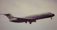 71-0882 @ EBBR - Landing EBBR late 90's scan slide - by j.van mierlo