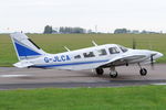 G-JLCA @ EGSH - Leaving Norwich. - by keithnewsome