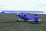 G-AZTV @ EGHA - G-AZTV   Stolp SA.500 Starlet [PFA 1584] Compton Abbas~G 20/04/1992