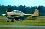 N9857A @ EGLK - N9857A   North American T-28A Trojan [174-583] Blackbushe~G @ 01/08/1978 - by Ray Barber