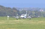 G-SVIP @ EGKB - Golden Eagle preparing for take-off privately owned at Biggin Hill, Kent - by Chris Holtby
