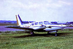 G-ATZV @ EGTU - G-ATZV   Piper PA-30-160 Twin Comanche B [30-1488] Dunkeswell~G  26/05/1975 - by Ray Barber