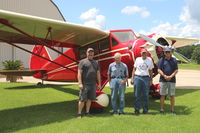 N14572 @ GA2 - Stinson and the Restorers - by Jim Cobb