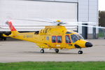G-NHVD @ EGSH - Leaving Norwich for crew training as 'Gold 28'.