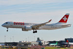 HB-JCD @ EIDW - Short final r/w 28 - by Robert Kearney