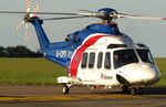 G-CIPX @ EGSH - Taxiing to the main Bristow apron. - by Michael Pearce