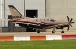 N616CM @ EGSH - Parked at SaxonAir on a visit from Liverpool (LPL).