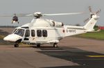 G-NHVC @ EGSH - Arriving at SaxonAir from a North Sea gas platform. Note G-KLNM in the background.