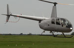 G-LINJ @ EGSH - Departing SaxonAir after refuel, whilst on power line work.