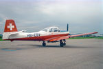 HB-EBV @ LSZG - Swissair Aviation School. At Grenchen. Scanned from a negative. - by sparrow9