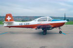 HB-EBV @ LSZG - Swissair Aviation School. At Grenchen. Scanned from a negative. - by sparrow9
