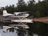 C-GWMQ - C-GWMQ In Georgian Bay, on Wip 3000 float. 180J, 1975 - by DOUGLAS C. CLARK