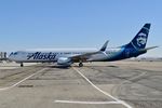 N309AS @ KBOI - Turning to the gate.
