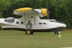 N9767 @ LFFQ - Consolidated Vultee PBY-5A Catalina, Taxiing to parking area, La Ferté-Alais airfield (LFFQ) Air show 2016 - by Yves-Q