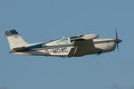 G-MOAC @ EGJB - Departing Guernsey - by alanh