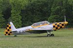 F-HAKZ @ LFFQ - Zlin Z-526 Trener Master, Taxiing, La Ferté-Alais (LFFQ) air show 2016 - by Yves-Q