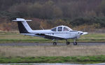 G-XALT @ EGFH - Resident Tomahawk making a touch and go on Runway 28. - by Roger Winser