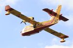F-ZBFS @ LFFQ - Canadair CL-415, On display, La Ferté-Alais airfield (LFFQ) Air show 2016 - by Yves-Q