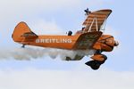 N707TJ @ LFFQ - Boeing A75N1(PT17), On display, La Ferté-Alais Airfield (LFFQ) Air Show 2016 - by Yves-Q