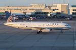 N497UA @ KDEN - Airbus A320-232