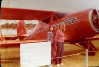 N80321 - My sister and I with my late father, Raymond Jones  aircraft at an airshow.  Possibly Sun'n'Fun circa 1980 - by Valerie Mathieu