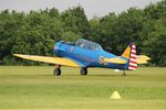 F-HLEA @ LFFQ - North American T-6G Texan, Taxiing, La Ferté-Alais airfield (LFFQ) Air show 2015 - by Yves-Q