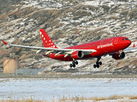 OY-GRN @ BGSF - Norsaq landing on a cold day - by Lars Baek